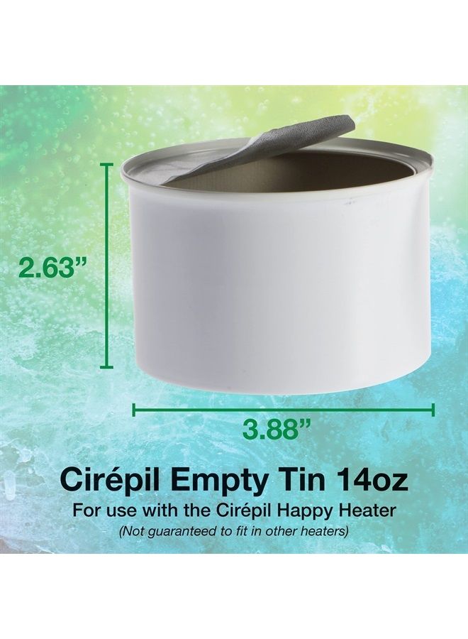cirepil Origine - 400g / 14.11 oz Wax Tin - COSMOS Certified Organic Wax - Free of Colorants, Fragrance, Petrochemicals and Minerals - Thin Gel Texture - Perfect for Large Areas - Strips Needed - Image 1