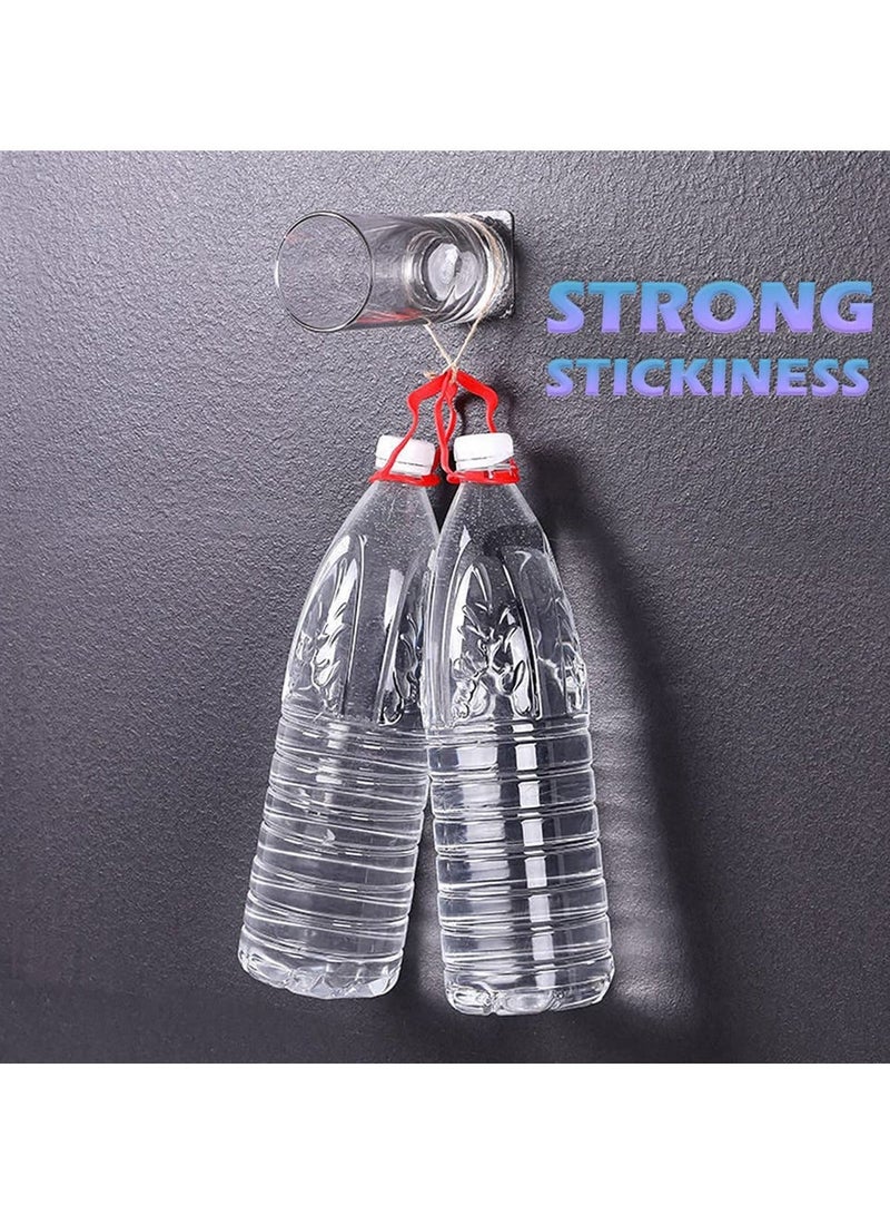 Kaco 100 PCS Clear Nano Double Sided Tape, Removable Reusable Wall Mounting Sticky Stickers, Heavy Duty Adhesive Tape for Home Office Wall Hanging Supplies - Image 3