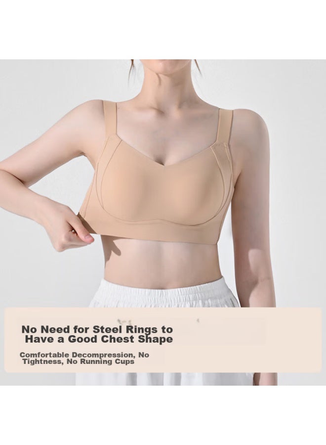 Bejirog Women'S Bra, Minimizing For Large Side Support, Full Coverage, Thin, Push-Up, Bandeau, Summer, Seamless Brassiere - Image 4