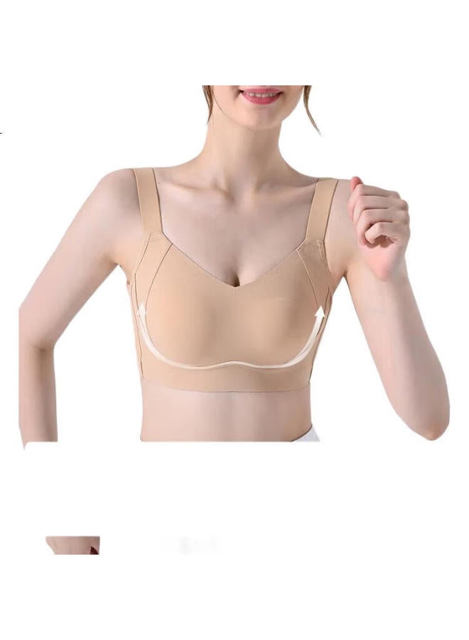 Bejirog Women'S Bra, Minimizing For Large Side Support, Full Coverage, Thin, Push-Up, Bandeau, Summer, Seamless Brassiere - Image 2