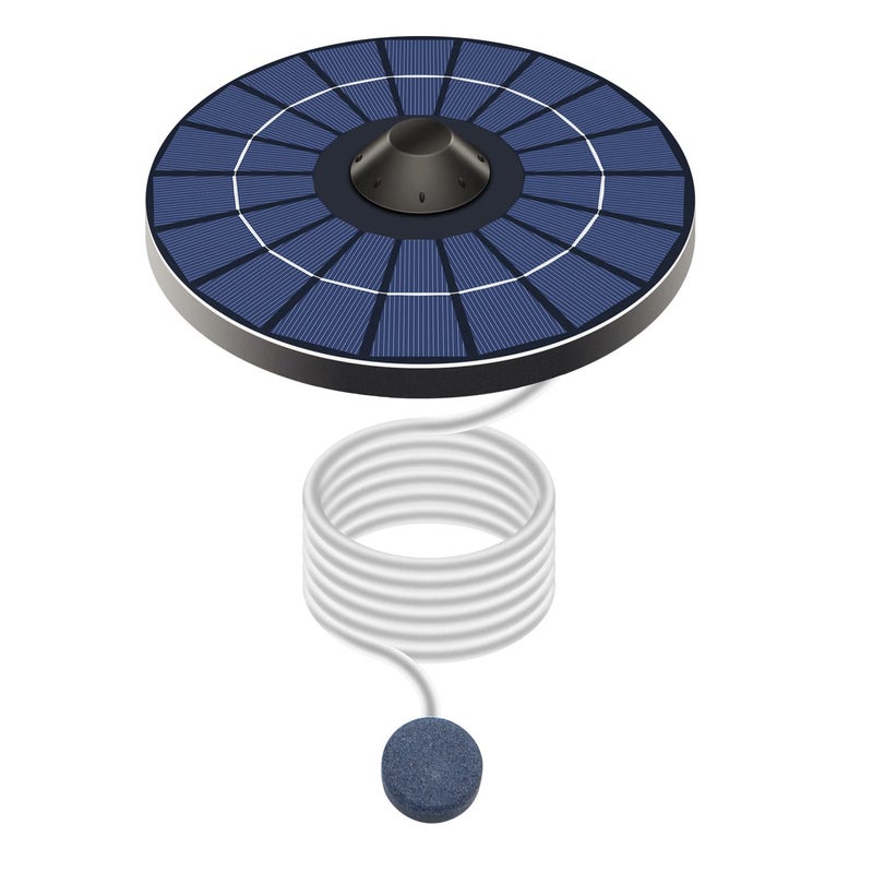 Lewisia Solar Floating Pond Aerator 2.5W Solar Powered Air Pump with Air Hose and Bubble Stones Pond Aerator Bubble Oxygenator - Image 5