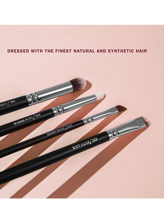 Zoeva 15 Piece Makeup Brush Set Black/Silver/Grey - Image 2