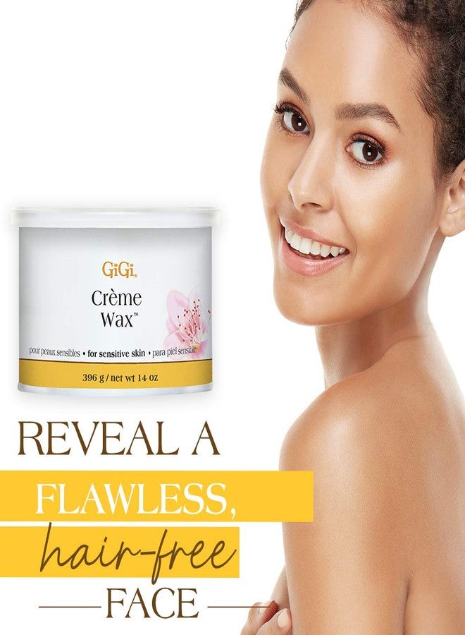 GiGi Crème Wax for Hair Removal, Soft Wax for Sensitive Skin, Face & Body, Gentle Formula, 14 oz, 1 Pack - Image 5