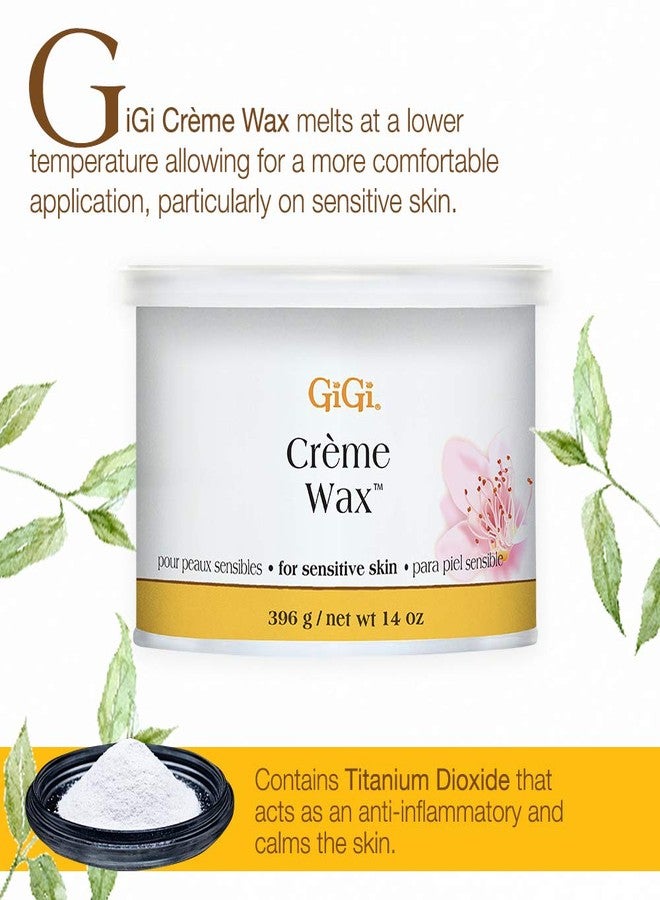 GiGi Crème Wax for Hair Removal, Soft Wax for Sensitive Skin, Face & Body, Gentle Formula, 14 oz, 1 Pack - Image 2