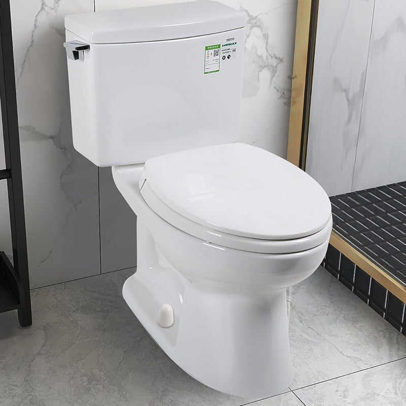 PDETVEO 2PCS 1.5 Inch Plastic Toilet Bolt Caps, Universal Round Push-On Toilet Bowl Caps with Extra Washers, White - Image 5