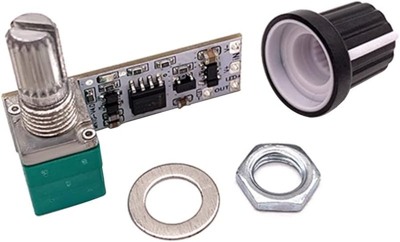 DONGKER LED Driver PWM Dimmer ModuleDC 37V24V 4A Motor Speed Controller Module Stepless Circuit Control Board with Knob - Image 3