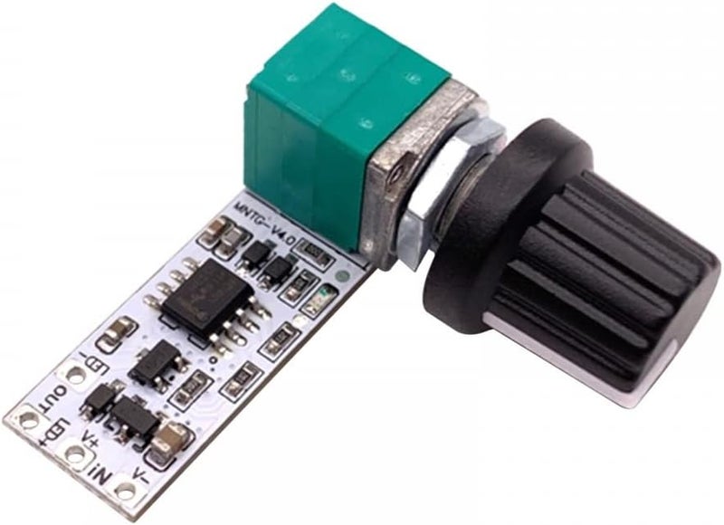 DONGKER LED Driver PWM Dimmer ModuleDC 37V24V 4A Motor Speed Controller Module Stepless Circuit Control Board with Knob - Image 1