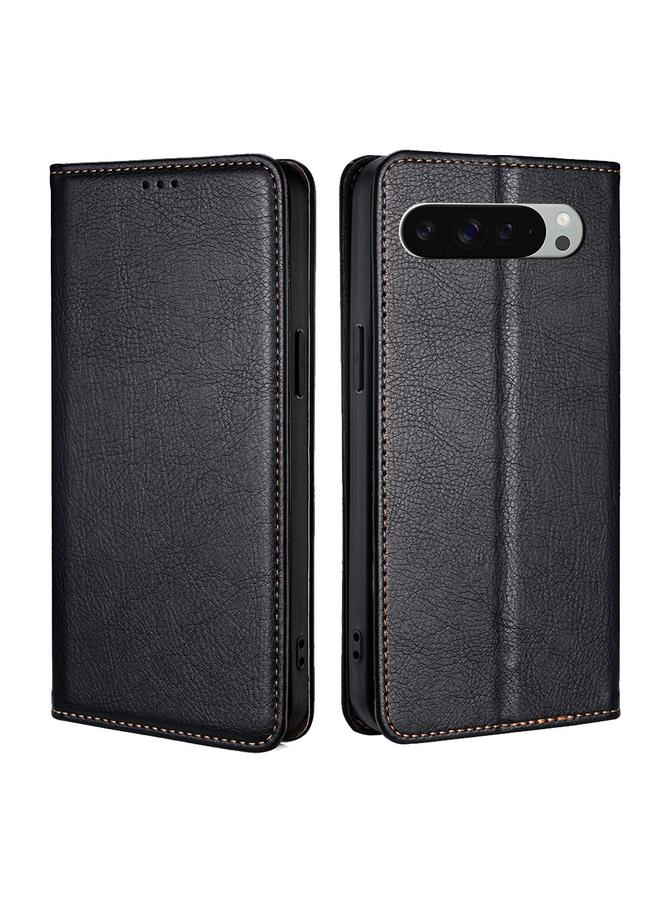 S-TOP Case For Google Pixel 9 Pro XL Gloss Oil Solid Color Magnetic Leather Phone Case - Image 1
