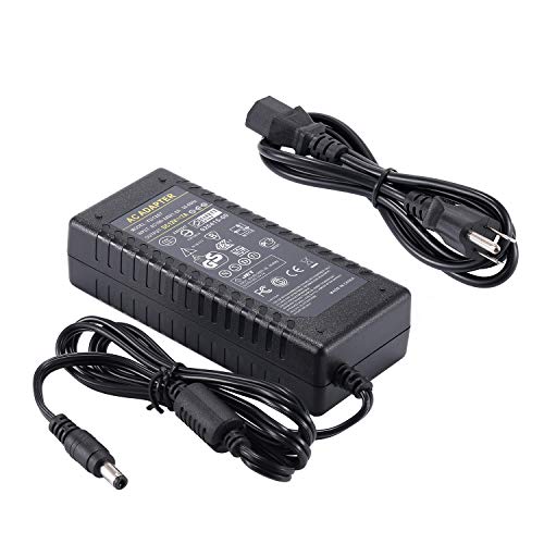 COOLM 12V Power Supply 7A 84W Security System Power Adapter, COOLM AC 100V-220V to DC 12 Volt DC 7 Amp Transformer for LED Strip Light CCTV Security System - Image 1