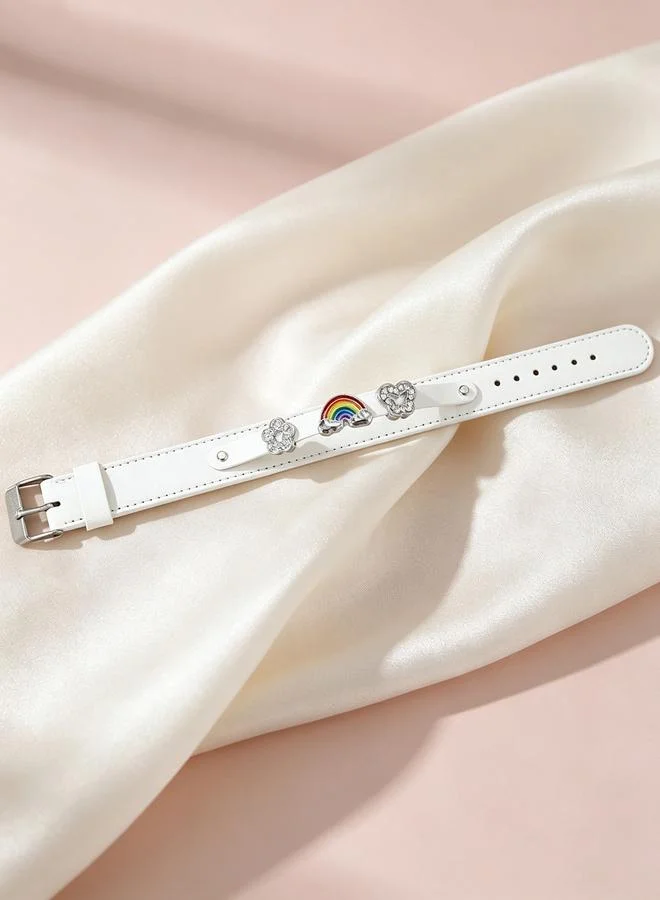 تايك تو Girls Rhinestone Charm Bracelet