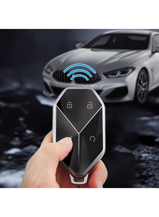منطقة الخدمة غطاء حافظة مفتاح سيارة مع ميدالية مفاتيح متوافق مع BYD Leopard 5/BAO5, Leopard 8/BAO8, Titanium 3/Titanium 7 - Image 4