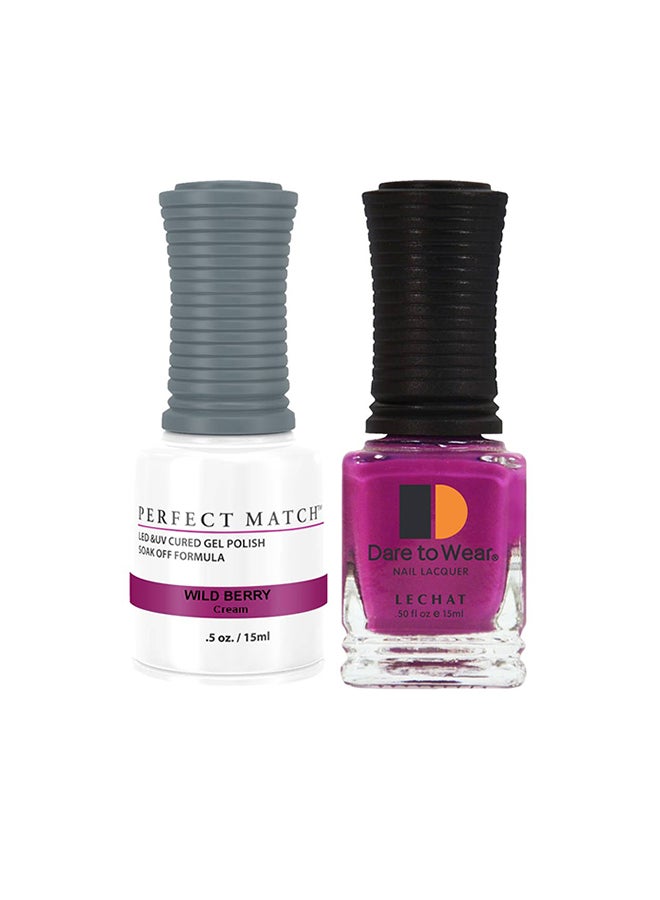 Lechat Soak Off Gel Nail Polish UV LED Gel Polish Wild Berry PMS131