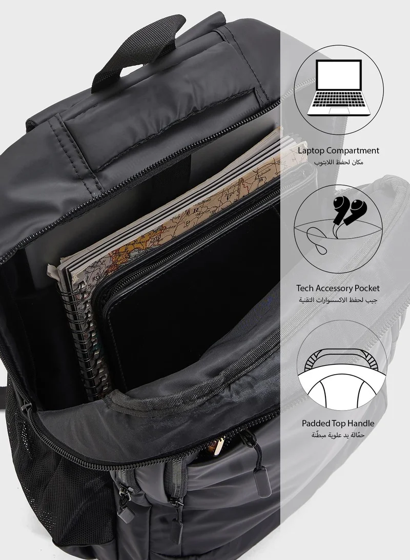 Robert Wood Backpack With Wheel
