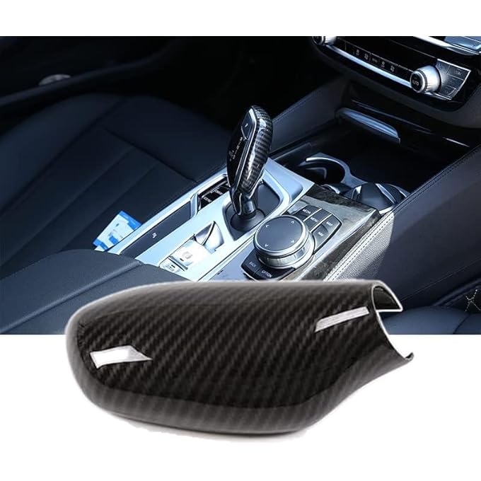 ريحني غطاء ناقل الحركة ABS Chrome متوافق مع BMW Series G30 G11 G12 X3X4 G01 G02 20162021 ترقية مقاومة للخدش ألياف الكربون - Image 1