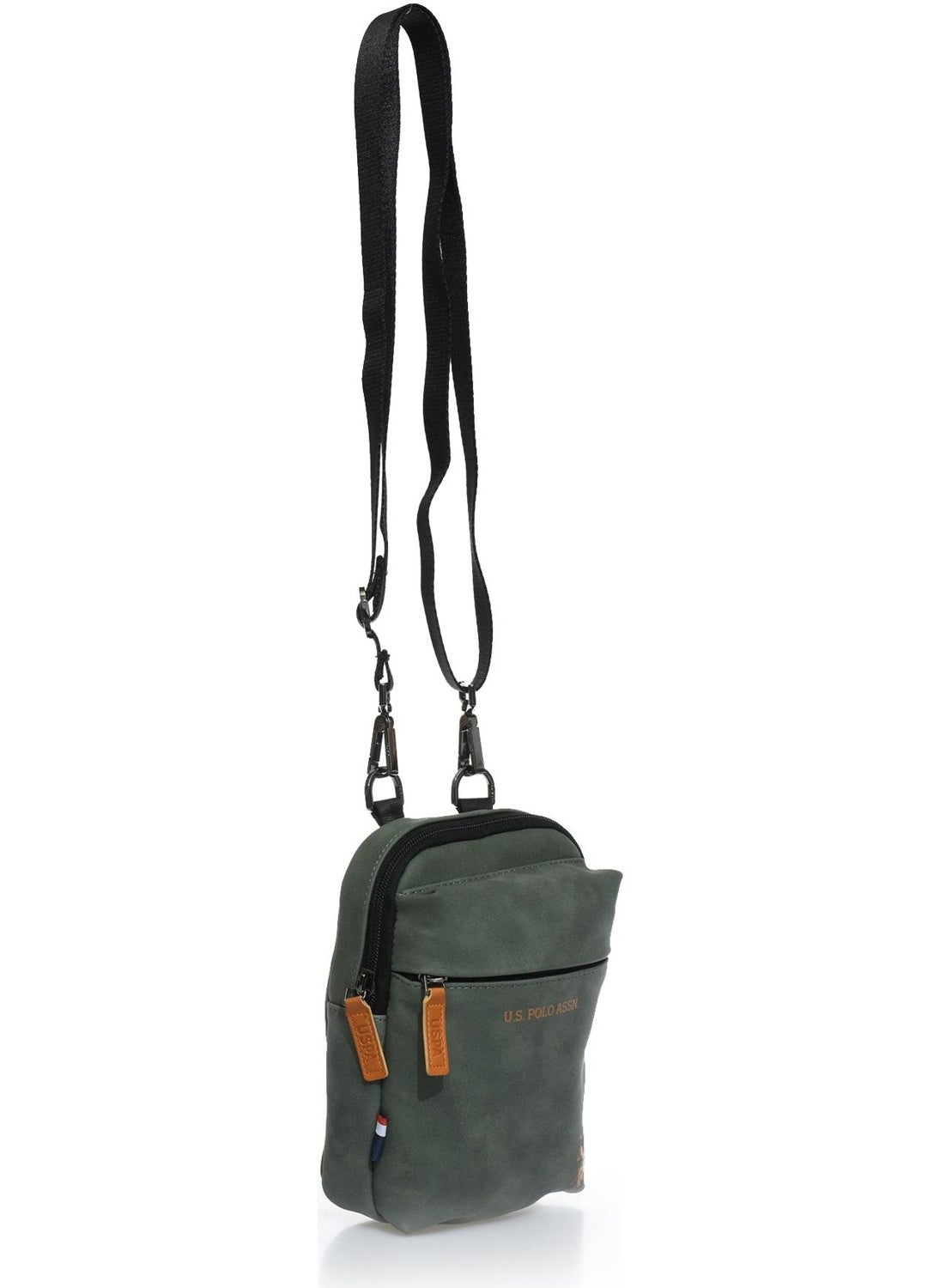 U.S. Polo Assn. BASE. POLO ASSN. PLEVR23616 Khaki Men's Shoulder Bag  - Image 4