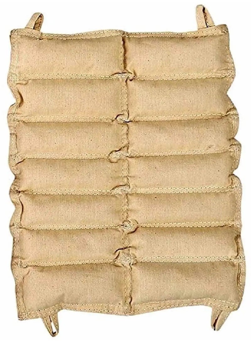 PHYSIOTREX Acco – وسادة بخار / وسادة حرارة رطبة (مقاس 10 × 22 بوصة) قابلة لإعادة الاستخدام للعلاج بالحرارة الرطبة في جلسات العلاج الطبيعي. - Image 4