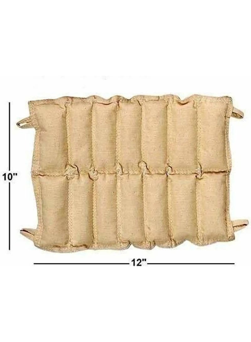 PHYSIOTREX Acco – وسادة بخار / وسادة حرارة رطبة (مقاس 10 × 22 بوصة) قابلة لإعادة الاستخدام للعلاج بالحرارة الرطبة في جلسات العلاج الطبيعي. - Image 3