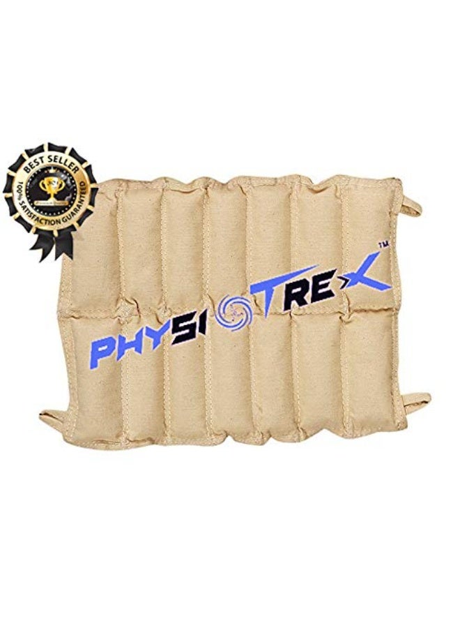 PHYSIOTREX Acco – وسادة بخار / وسادة حرارة رطبة (مقاس 10 × 22 بوصة) قابلة لإعادة الاستخدام للعلاج بالحرارة الرطبة في جلسات العلاج الطبيعي. - Image 1