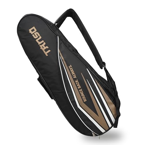 TANSO T-Blast Badminton Kit Bag | Spacious Racket Bag with Two Large Compartments and Separate Shoe Compartment | Front Zipper Pocket and Adjustable Straps - Image 1