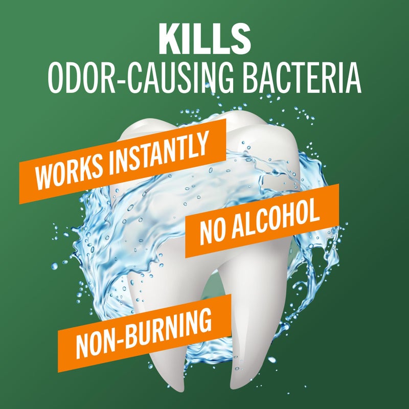 TheraBreath Fresh Breath Mouthwash, Rainforest Mint, Alcohol-Free, 16 Fl Oz (2-Pack) - Image 2