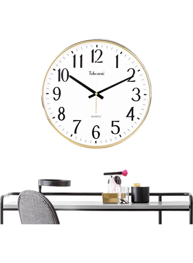 Telesonic Wall Clock, Living Room Creative Clock, Modern Minimalist Timepiece, Fashionable Personalized Clock, Bedroom Quartz Clock, 36Cm - Image 1