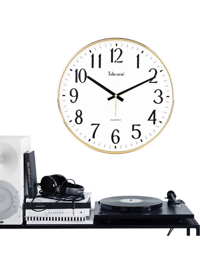 Telesonic Wall Clock, Living Room Creative Clock, Modern Minimalist Timepiece, Fashionable Personalized Clock, Bedroom Quartz Clock, 36Cm - Image 3