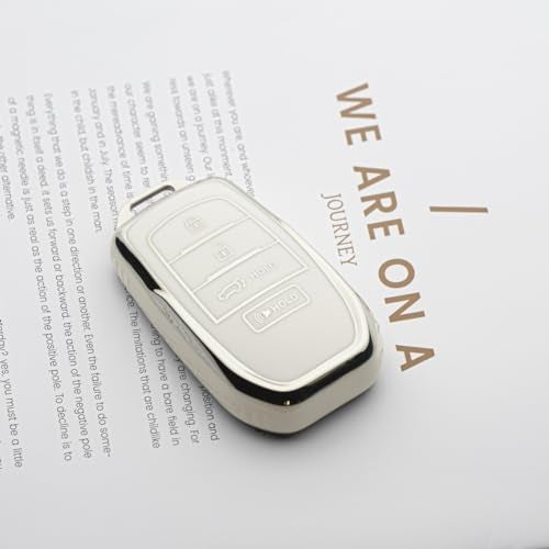Tautrophen Key Fob Cover Compatible with Toyota Crown Corolla Cross Highlander Tundra Prius Venza Sequoia Camry Smart Key - Image 2