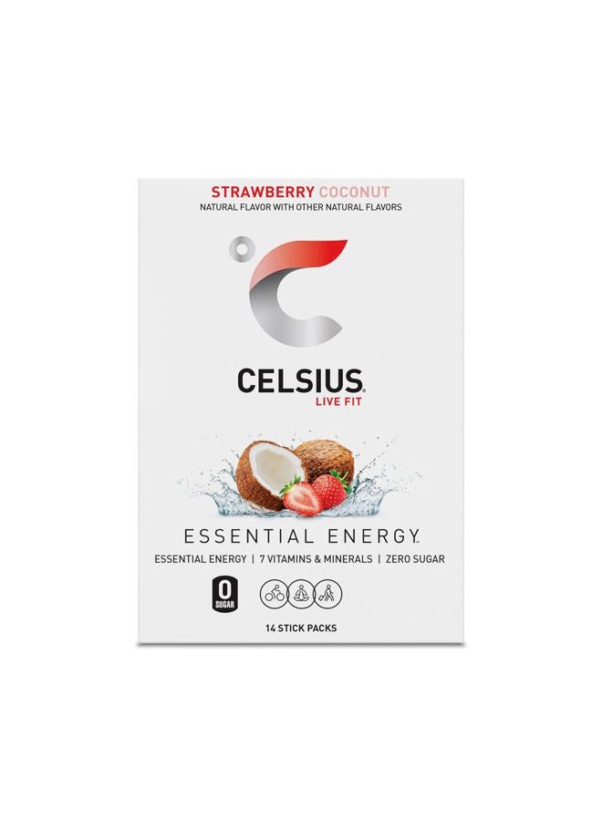 CELSIUS NOVIIML -the-Go Essential Energy Drink Mix, Strawberry Coconut (14 Stick Pack) - Image 5