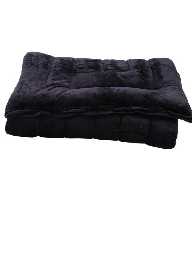 SMART HOME Cotton sleeping blanket for camps and rest houses, soft velvet to the touch, made of high-quality materials, natural cotton blanket for one person, size 180*90*6 cm  - Image 5