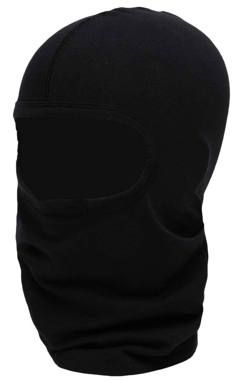 TVS Full Face Mask for Bikers, Balaclava for Men, Helmet Mask with SPF 50+ UV & Dust Protection, Breathable Helmet Liner, Bike Riding Accessories Unisex for Bike Riding- (Black-S/M) - Image 3