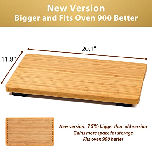 Umilife Cutting board Compatible with Breville BOV900BSS the Smart Oven Air Fryer Pro, Accessories for Countertop Convection Oven, With Heat Resistant Silicone Feet, Creates Storage Space, Protects Cabinets - Image 2