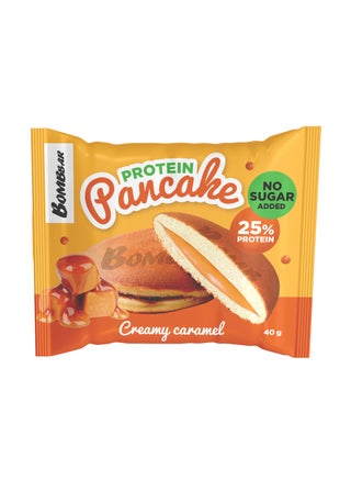 Protein Pancake With Creamy Caramel Filling
