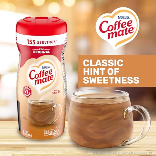 Coffee Mate Nestle Coffee mate Coffee Creamer Original Powder Creamer 11 oz Canister Pack of 12 - Image 5
