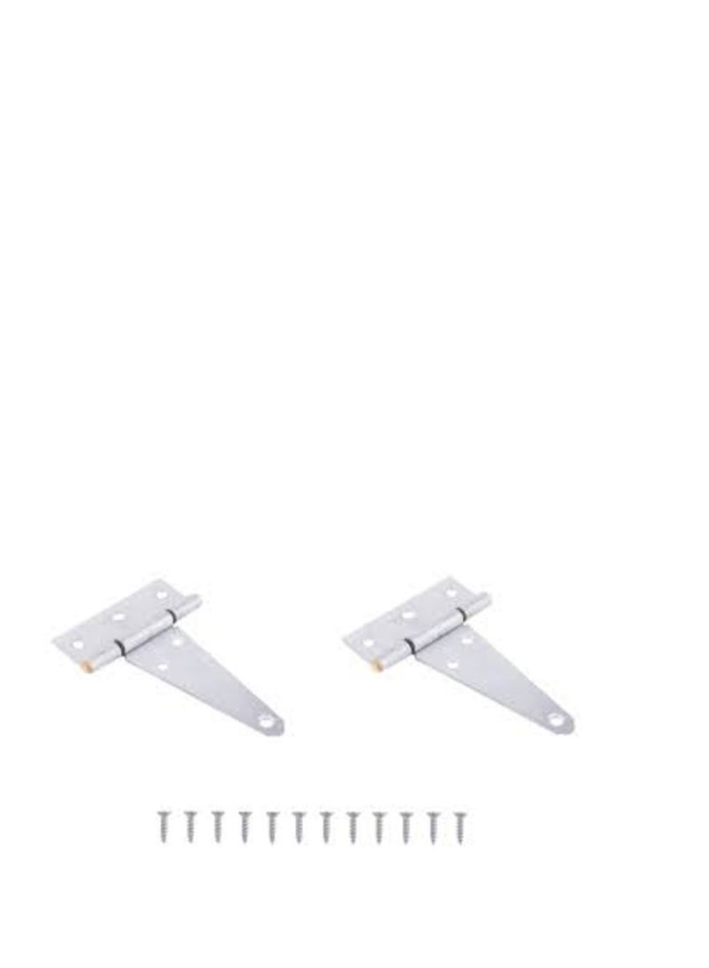 KNP KNP T Type Heavy Duty Metal Hinges 4 inch are designed for applications requiring strong and reliable support particularly for medium to heavy doors and gates. - Image 2