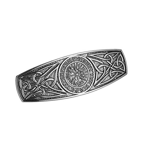 TEAMER Fashion Vintage Celtic Knot Hair Clip Metal Barrettes Hair Accessories Pattern Engraved Headwear Styling for Women - Image 2