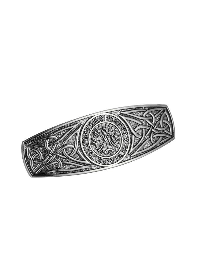 TEAMER Fashion Vintage Celtic Knot Hair Clip Metal Barrettes Hair Accessories Pattern Engraved Headwear Styling for Women - Image 3