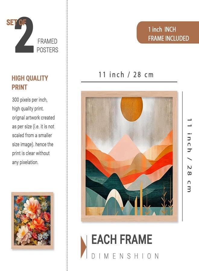 ARTELLY Modern Art Framed Wall Paintings For Wall/Home Decoration Living Room Bedroom Dining Room Decorative Big Size Wall Painting For Office Hotel Cafe Room Decor (Set of 4) (Art Deco, 10) - Image 3