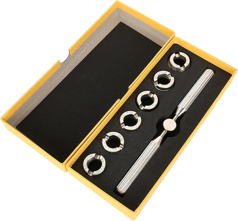 Stainless Steel Watch Back Removal Tool With 6 Dies For Battery Replacement And Oyster Model Repairs - Image 4