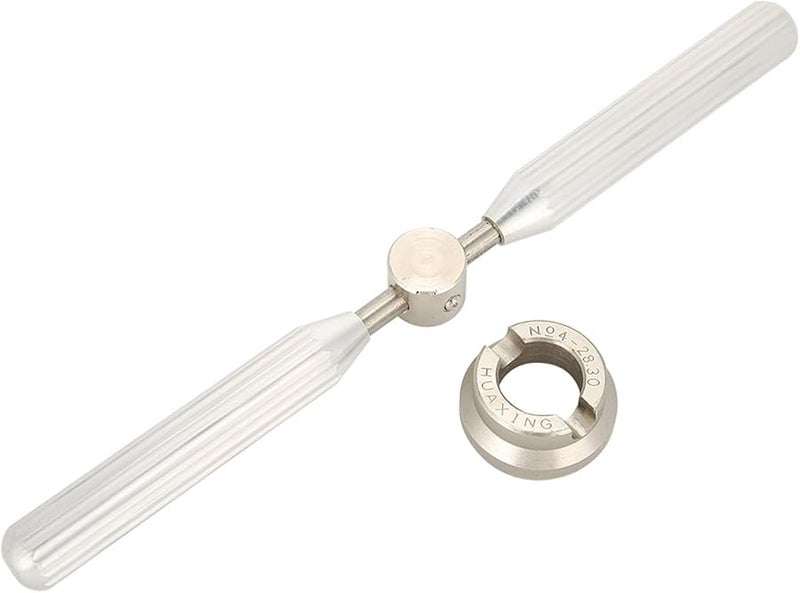 Stainless Steel Watch Back Removal Tool With 6 Dies For Battery Replacement And Oyster Model Repairs - Image 2