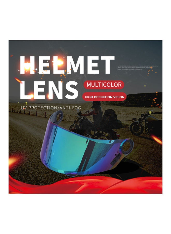 NIBEMINENT Motorcycle Anti-Scratch Wind Shield Helmet Lens Visor - Image 2