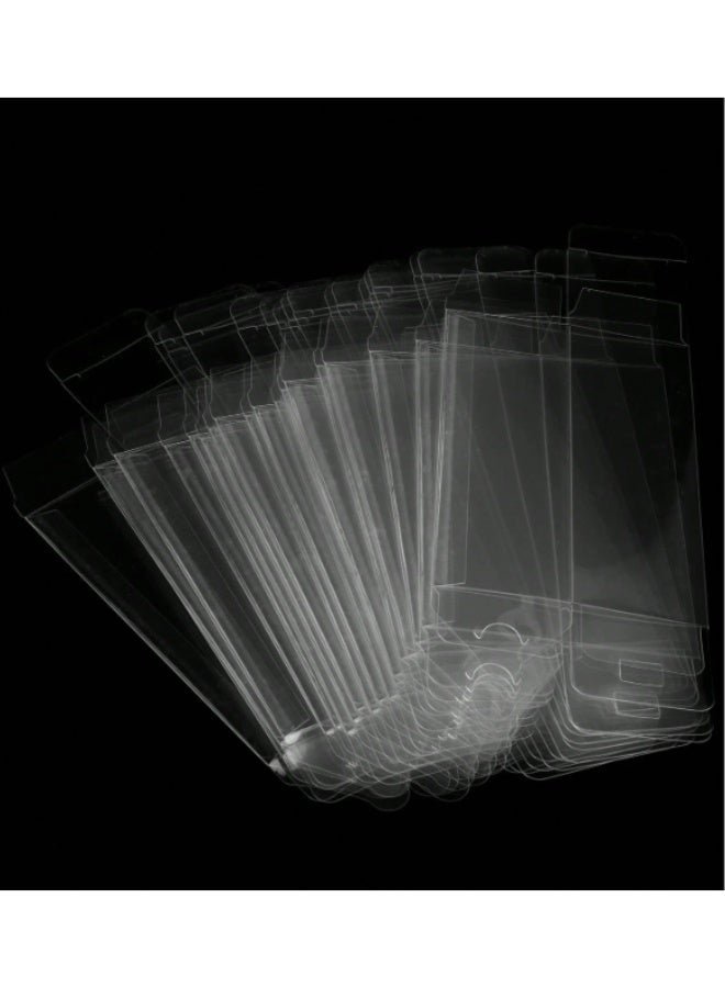 ANUM BY MUNA 10 Pieces Printed Transparent PVC Gift Boxes – Single-Color Printed Plastic Boxes, Ideal for Displaying Jewelry, Chocolates, Toys, and Practical Gifts. Dust-Protected Display Box, Perfect for Jewelry, Weddings, - Image 4