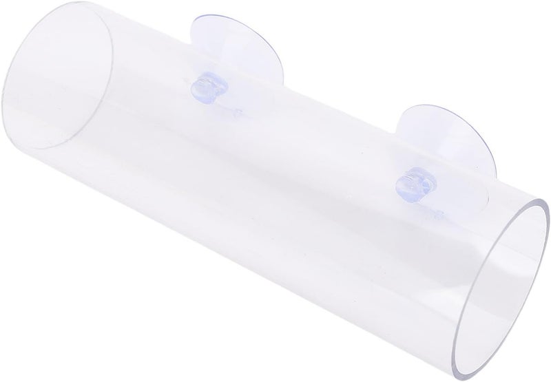Betta Fish Sleeping Tube, Transparent Tunnel with Suction Cup, Plastic, Easy Installation, L Size - Image 5