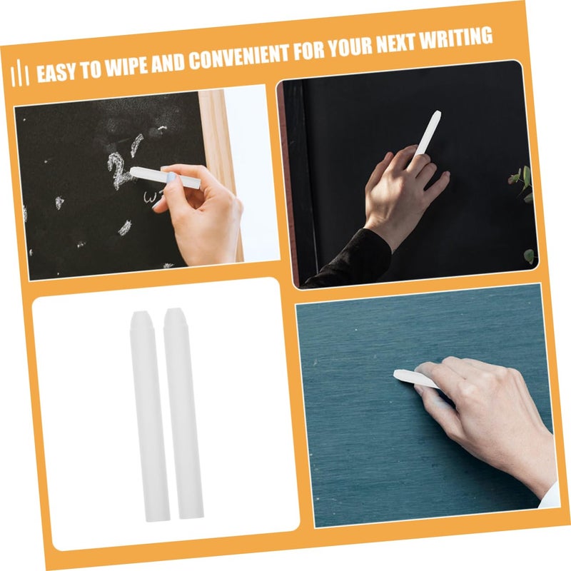 12 Piece Dust Free Water Soluble Chalk Set for Classroom Outdoor Use 3 15 x 0 37 Inch - Image 5