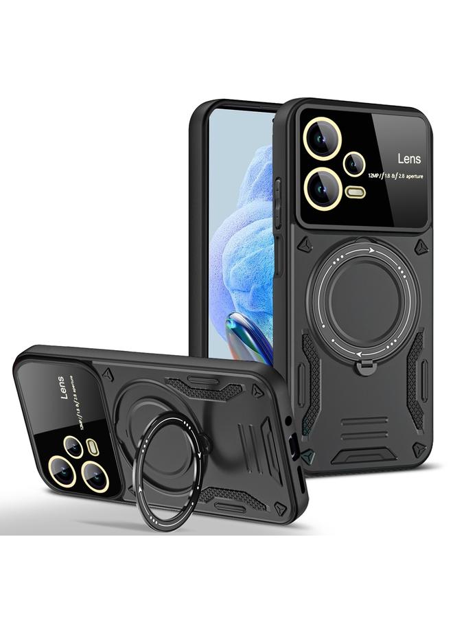 S-TOP Case For Redmi Note 12 Pro+ 5G Global Large Window MagSafe Holder Phone Case - Image 1