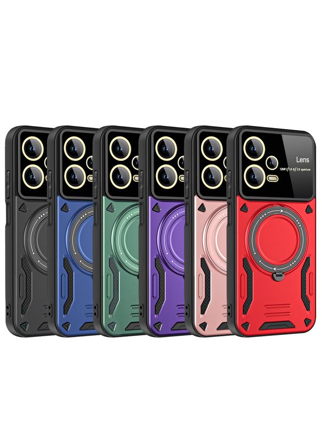 S-TOP Case For Redmi Note 12 Pro+ 5G Global Large Window MagSafe Holder Phone Case - Image 2