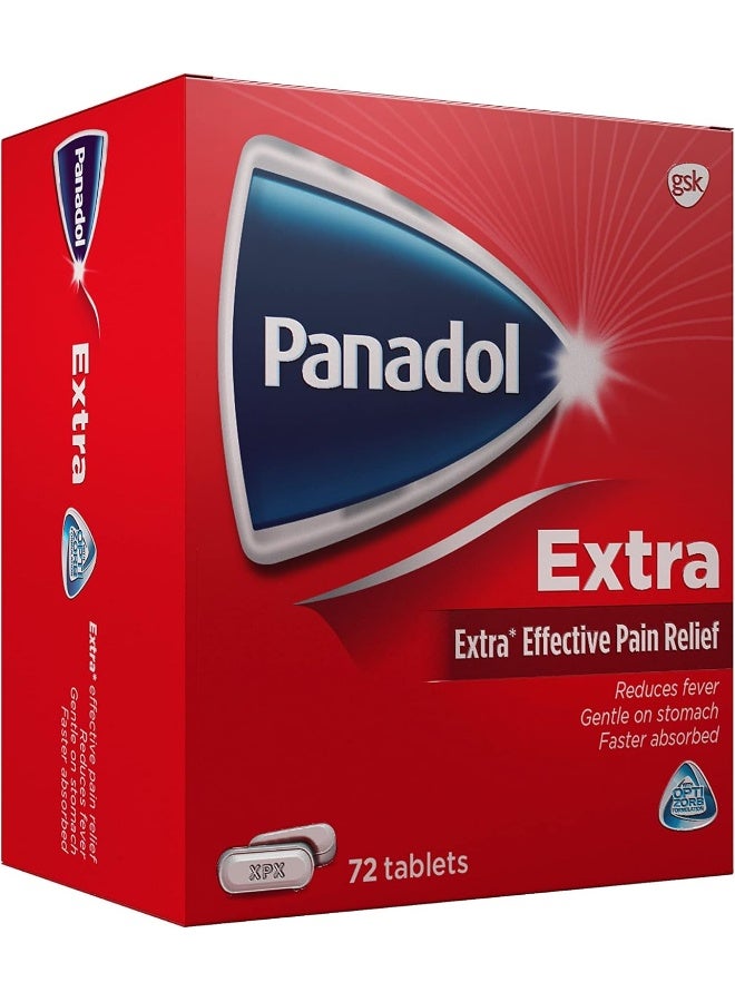 Panadol بانادول إكسترا مع أوبتيزورب 72 قرص - Image 1