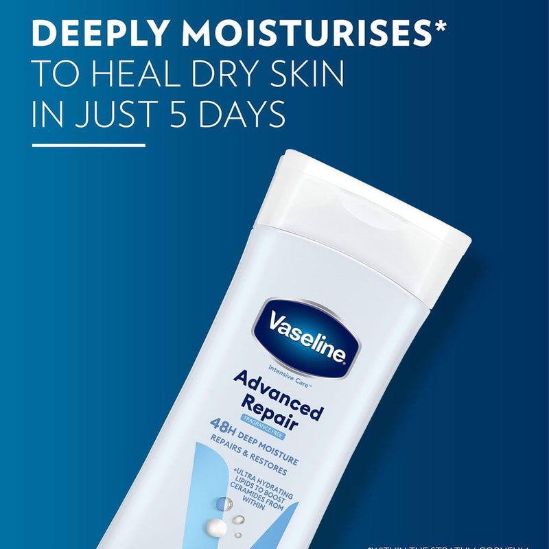Vaseline Intensive Care Advanced Repair Fragrance Free Body Lotion 400 mL wit - Image 5
