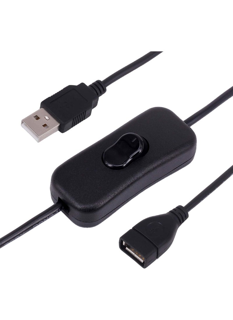 Home Clearance Sale USB Cable with Switch, 3-Pack USB Male to Female Extension Cord Inline Rocker On/Off Switch for Driving Recorder, LED Desk Lamp, USB Fan, LED Strip  - Image 1