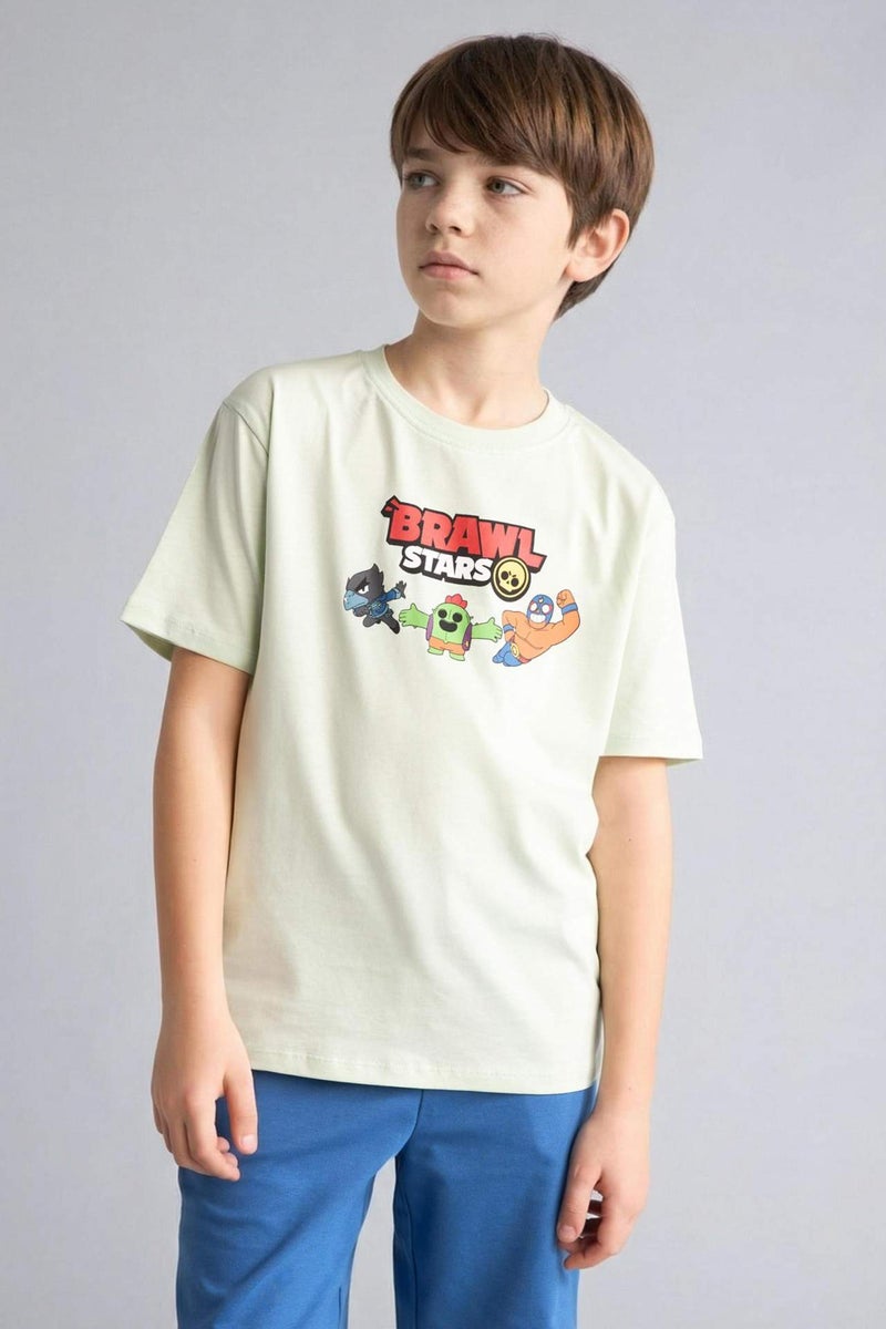 DeFacto Oversize Fit Brawl Stars Short Sleeve T-Shirt - Image 4