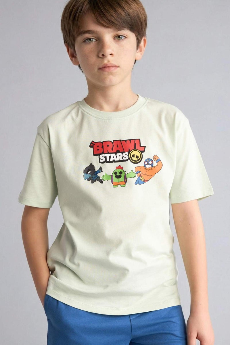 DeFacto Oversize Fit Brawl Stars Short Sleeve T-Shirt - Image 3
